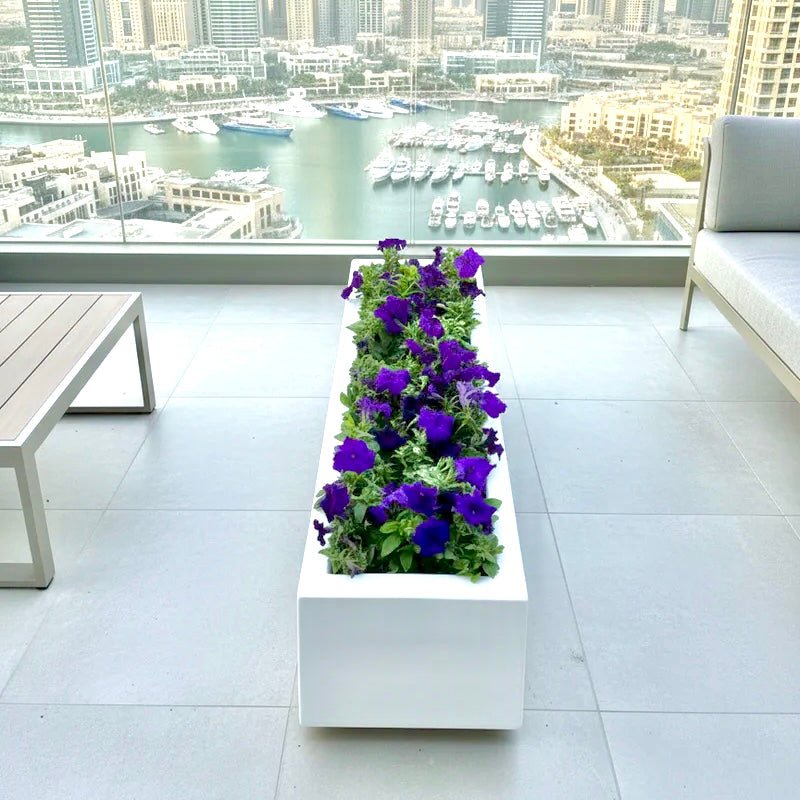 Petunia Flowers In Grp Pot 90x30x30 - Greensouq - 