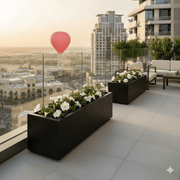 Petunia Flowers In Grp Pot 90x30x30 - Greensouq - 