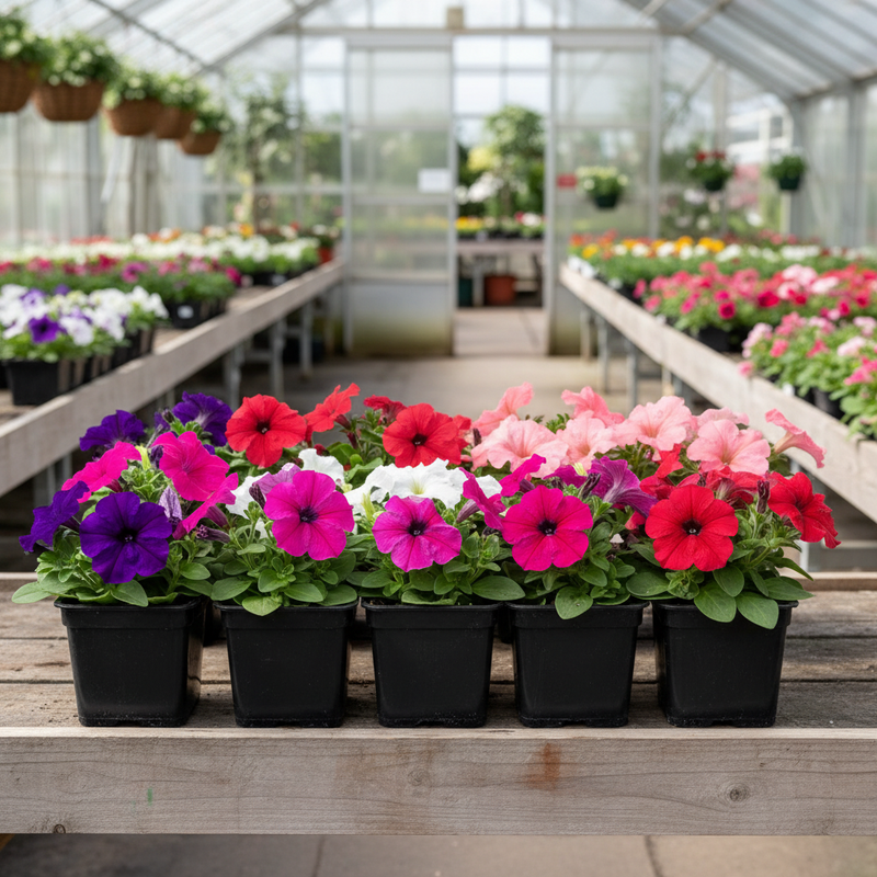 Petunia Mix Flowering Plant "Petunias" | Dubai Gardens Glory! - Greensouq -