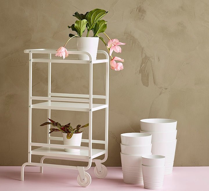 Porcelain Pot "White" 26x27cm - Greensouq - 