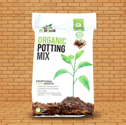 Organic Potting Soil | Potting Soil BE Green | 100% Organic Potting Mix 50L - Greensouq -