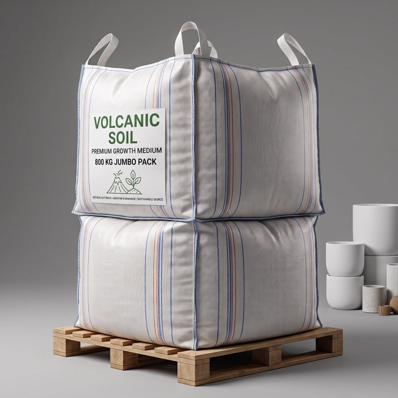 Premium Volcanic Soil | Indoor & Outdoor Use Made in Jordan jumbo Pack 800kg - Greensouq -