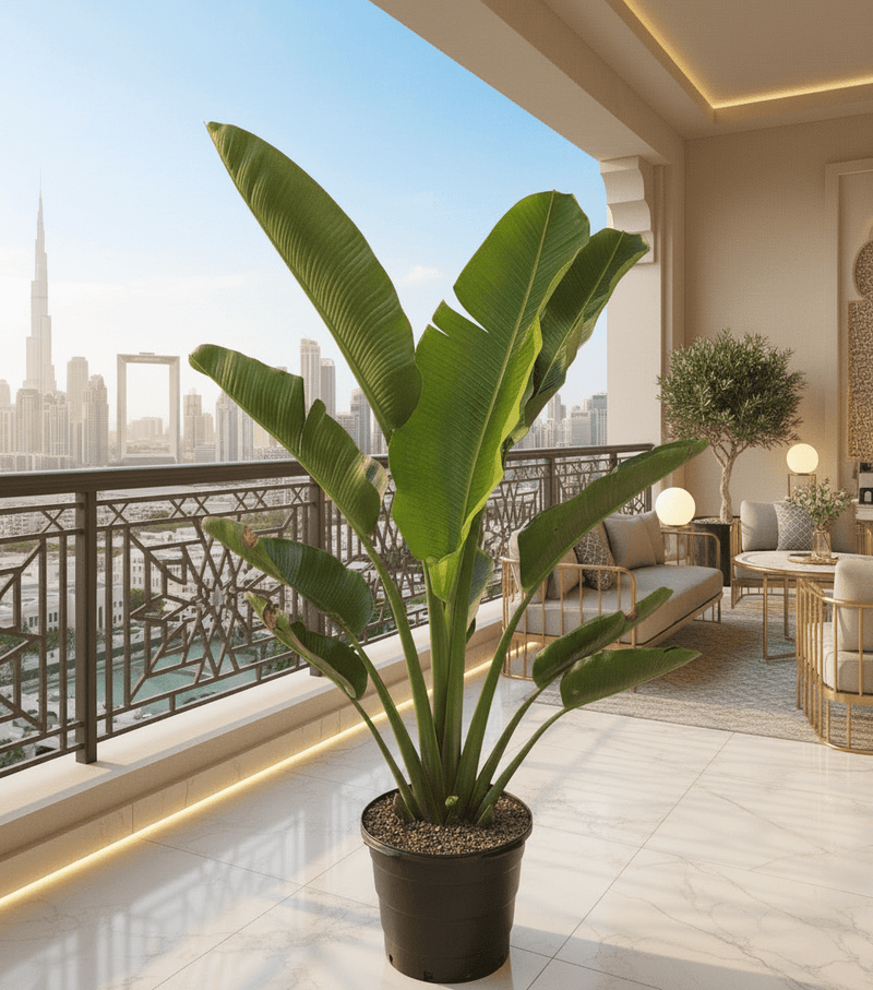 ravenala plant indoor Ravenala Madagascariensis "Traveller's Palm" — Greensouq