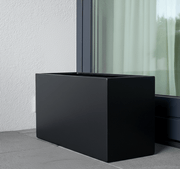 Rectangular GRP Pot 100x40x60cm Modern Durable Outdoor Planter - Greensouq - 