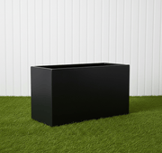 Rectangular GRP Pot 100x40x60cm Modern Durable Outdoor Planter - Greensouq - 