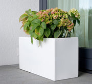 Rectangular GRP Pot 100x40x60cm Modern Durable Outdoor Planter - Greensouq - 