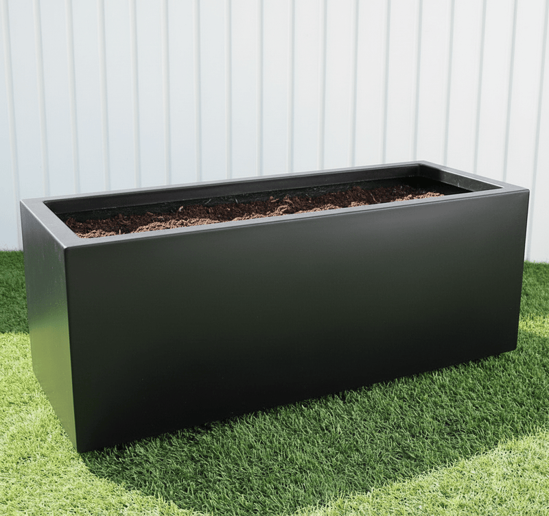 Rectangular GRP Pot 100x50x50cm Outdoor Planter - Greensouq - 