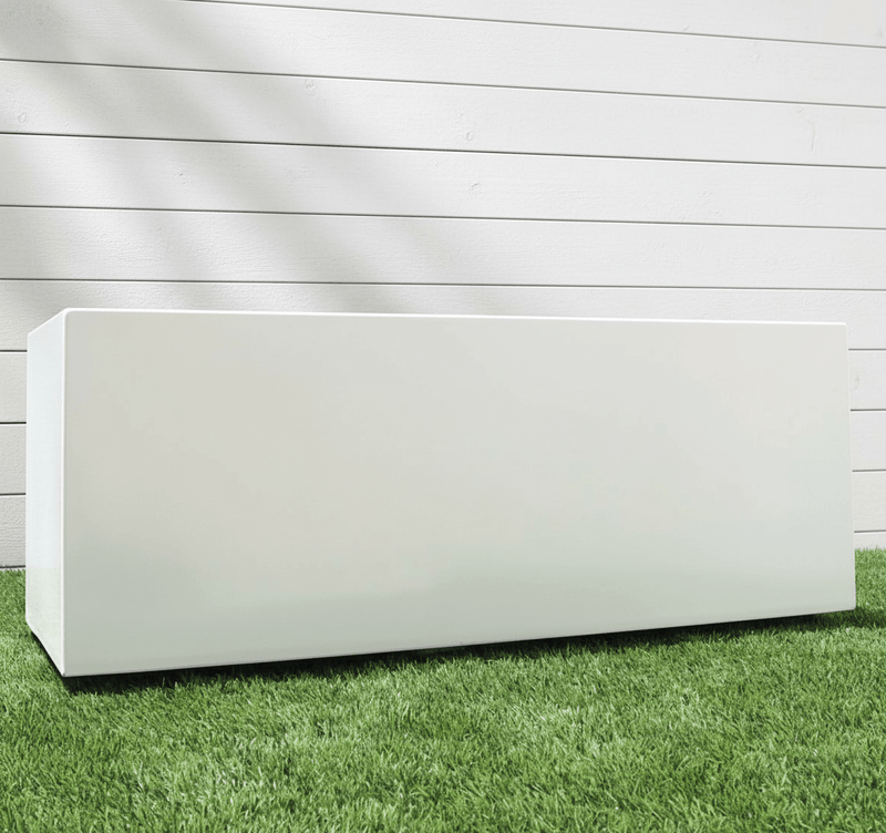 Rectangular GRP Pot "120x30x30cm" Long pot - Greensouq - 