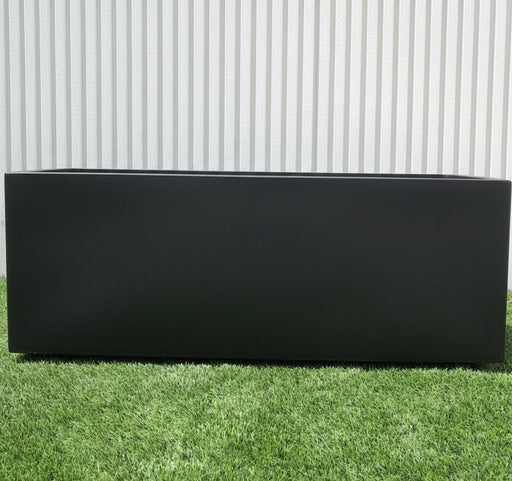 Rectangular GRP Pot 60x30x30cm Modern Durable Outdoor Planter - Greensouq - 