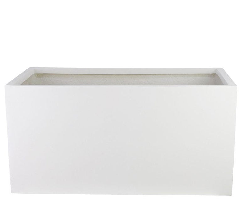 Rectangular GRP Pot 60x30x30cm Modern Durable Outdoor Planter - Greensouq - 