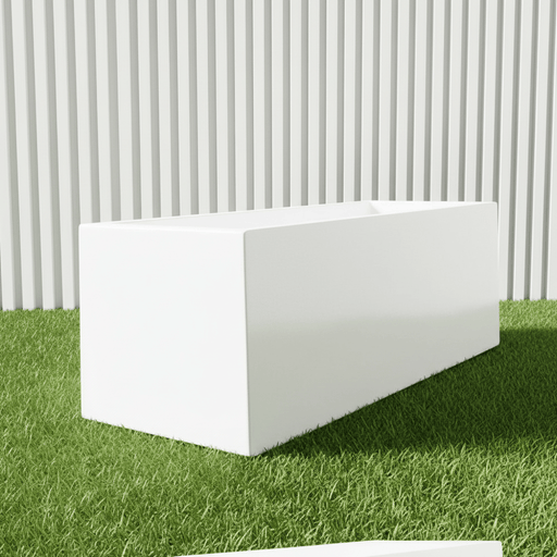Rectangular Planter All Sizes/ GRP Pot Modern Durable Outdoor Planter Box - Greensouq - 