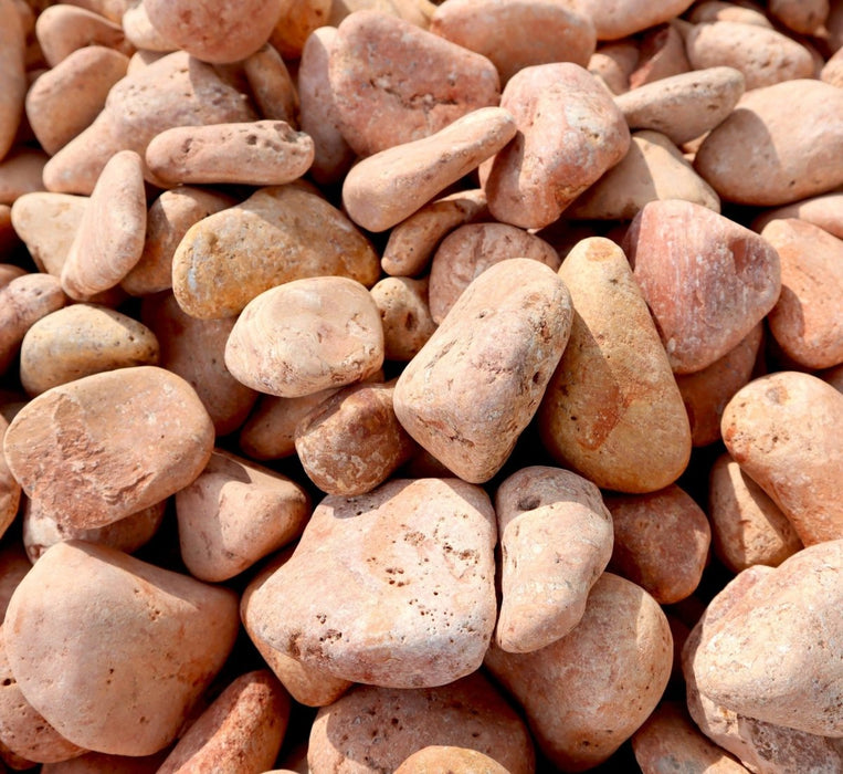 Red Forest River Stone "Natural Garden Material" - Greensouq - 