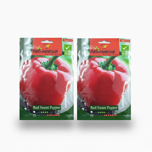 Agrimax Red Sweet Pepper seeds - Greensouq -
