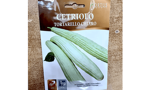 Ridged Cucumber Vegetables Seeds "Cetriolo Tortarello Chiaro" by Hortus - Greensouq - 
