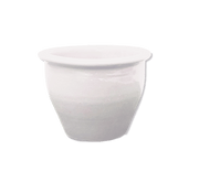 Rolled Rim Pot Outdoor Ceramic Pot, Trendy Outdoor Pot (Multi - colour) - Greensouq - 