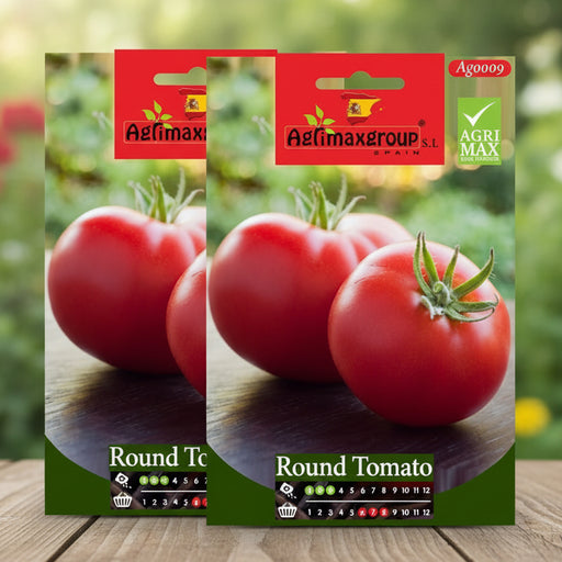 Tomatoes Seeds | Round Tomatoes Agrimax Seeds - Greensouq -
