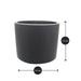 Round Tulip Pot - Greensouq - 