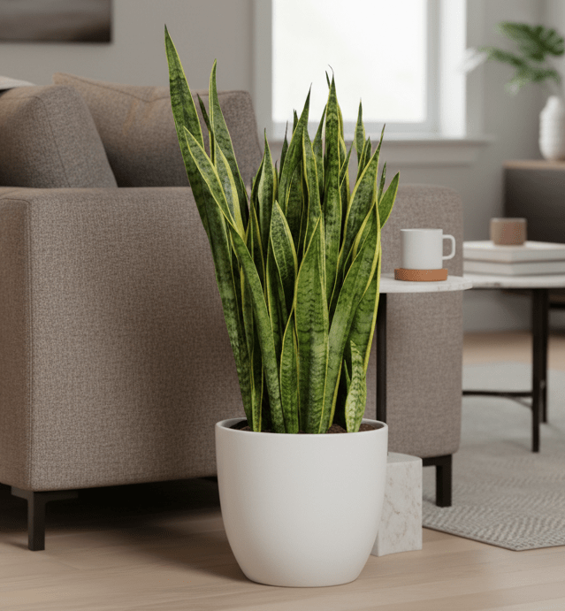 Sansevieria Trifasciata 'Laurentii' or Snake Plant - Greensouq - 