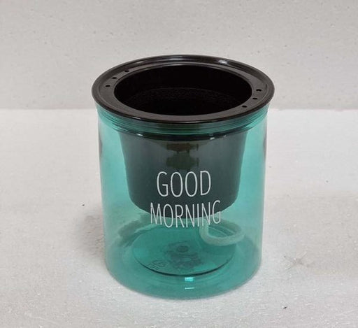 Self Watering Indoor Transparent Pot - Greensouq - 