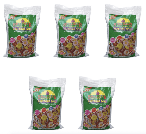 Shalimar Potting Soil - Organic Soil - 50 LTR (50Lx5 bags) - Greensouq - 