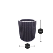 Sharon Ribbed Flower Pot - Greensouq - 
