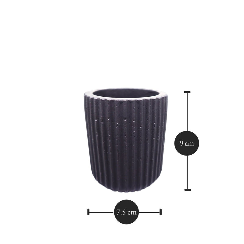 Sharon Ribbed Flower Pot - Greensouq - 