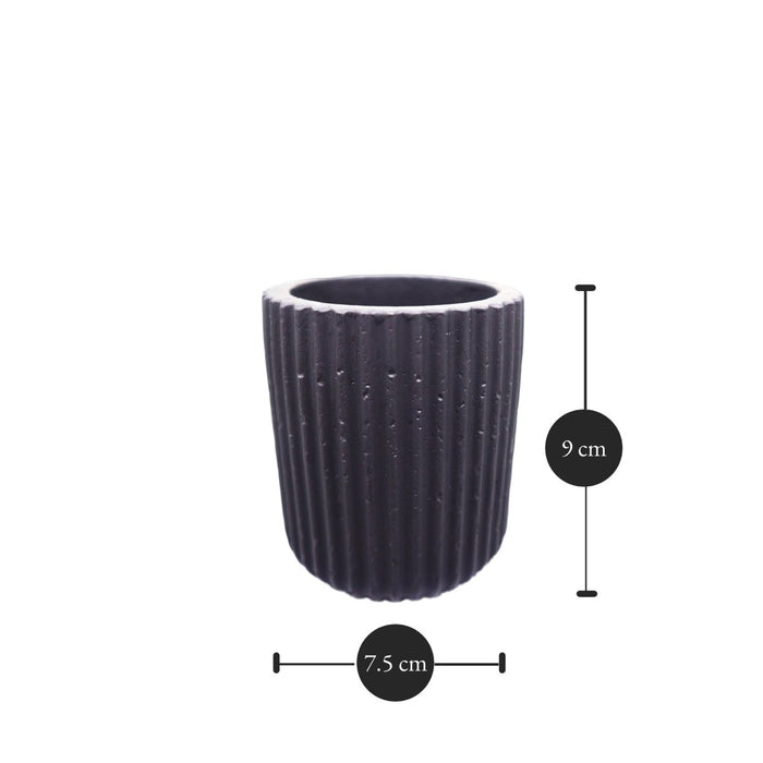 Sharon Ribbed Flower Pot - Greensouq - 