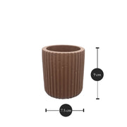 Sharon Ribbed Flower Pot - Greensouq - 