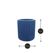 Sharon Ribbed Flower Pot - Greensouq - 