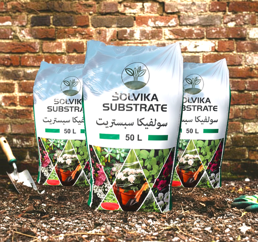Solvika Substrate Premium Potting Mix - 50L Nutrient - Rich Sphagnum Peat Soil - Made in Lithuania - Greensouq - 