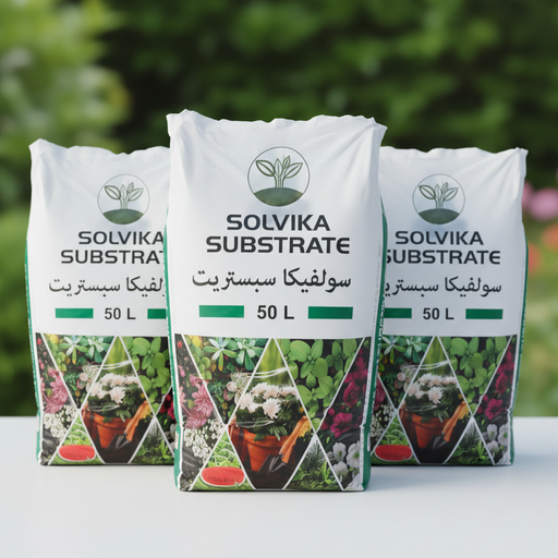 Solvika Substrate Premium Potting Mix - 50L Nutrient - Rich Sphagnum Peat Soil - Made in Lithuania - Greensouq - 