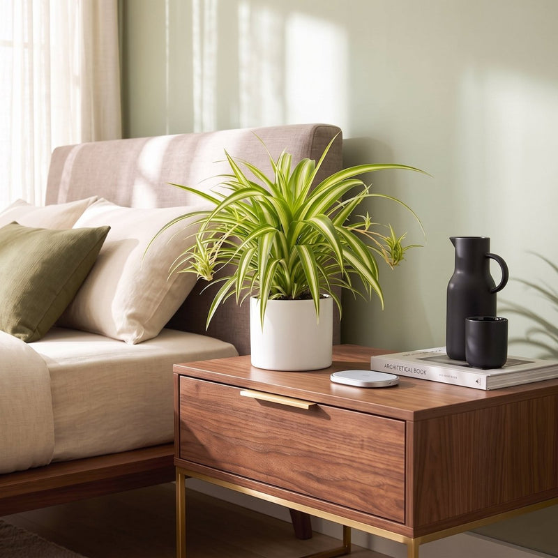 Spider Plant or Air Plant (Chlorophytum Comosum 'Variegatum') | Dubai's Popular Bedroom Plant! - Greensouq - indoor