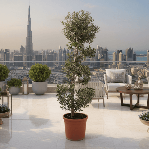 Spiral Olive Tree 1.0m - 1.2m | شجرة زيتون - Greensouq - 