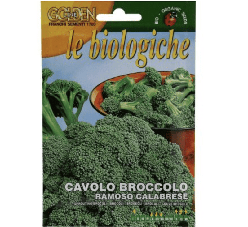 Sprouting Broccoli "Cavolo Broccolo Ramoso Calabrese" Organic Seeds by Franchi - Greensouq -