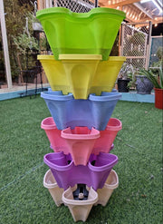 Stacked Vertical Garden Pots - Greensouq - 
