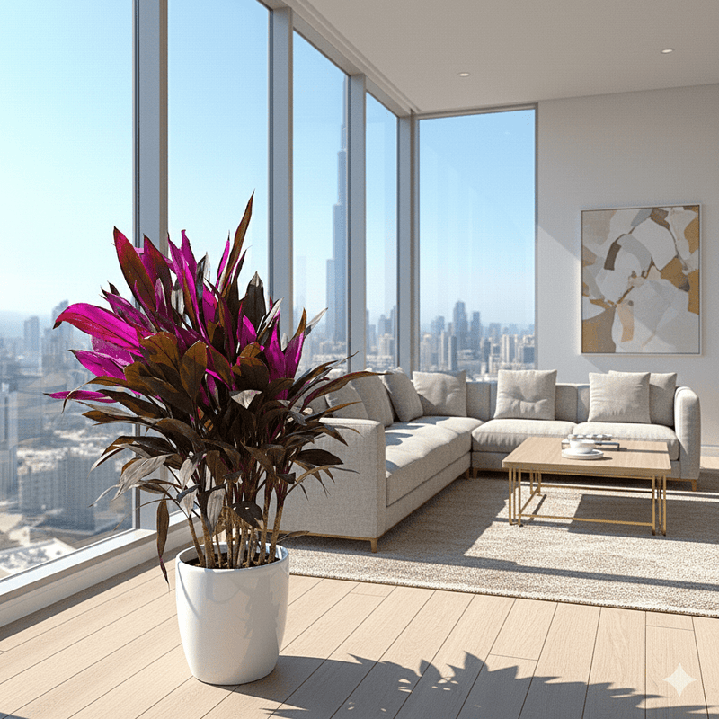 Ti Plant | Cordyline Fruiticosa Multicolor | Hawaiian Good Luck Plant - Greensouq - 