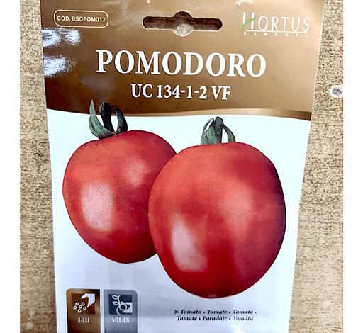 Tomato Vegetable Seeds "Pomodoro UC 134 VF" by Hortus - Greensouq - 