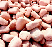 Tumbled Red River Stone "Natural Garden Material" - Greensouq - 