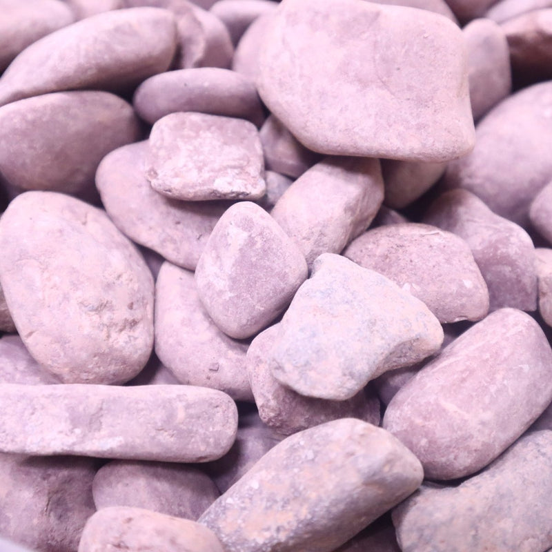 Tumbled Red River Stone Purple Shade "Natural Garden Material" 2 - 4cm - Greensouq - 