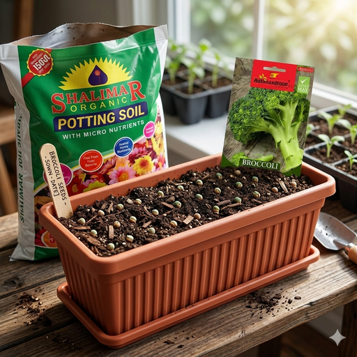 Urban Harvest Planter Box – Ready - to - Grow Vegetable & Herb Kit - Greensouq - 