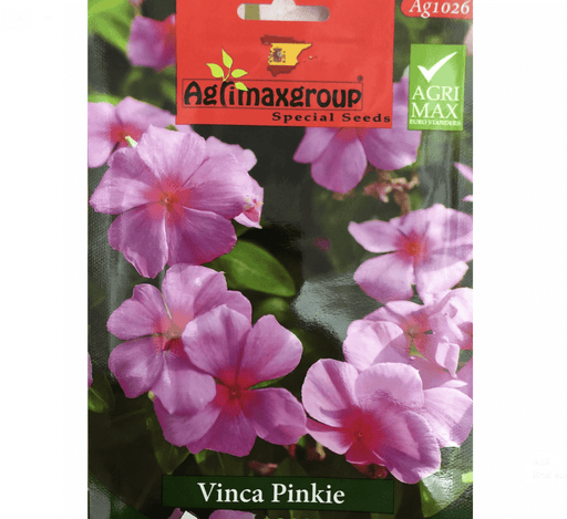 Vinca Pinkie Flower Seeds by Agrimax Spain - Greensouq - 