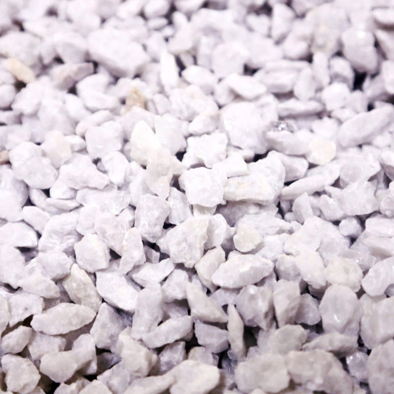 White Marble Gravel 1 - 2cm 20kg Bag Garden Marble Gravel, Best Garden Ground Cover - Greensouq - 
