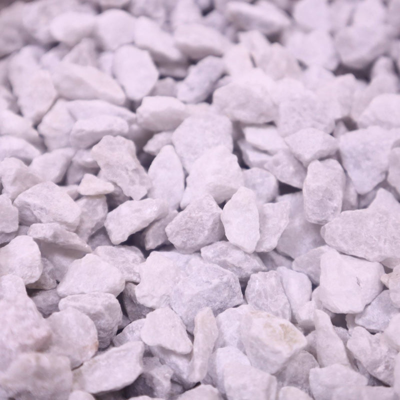 White Marble Gravel 1 - 2cm 20kg Bag Garden Marble Gravel, Best Garden Ground Cover - Greensouq - 