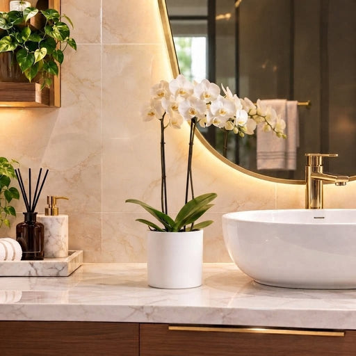 White Orchids 50-70cm | Dubai's Decorative Plant! - Greensouq -