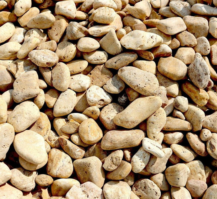 Yellow Forest River Stone "Natural Garden Material" - Greensouq - 
