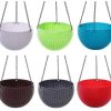 Hanging Modern Plastic Pot Green Souq