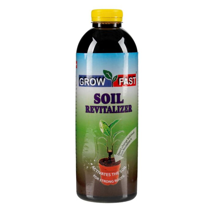 Grow Fast Soil "Revitalizer Iron Tonic Granular NPK" Best for Indoor and Outdoor Plants Green Souq