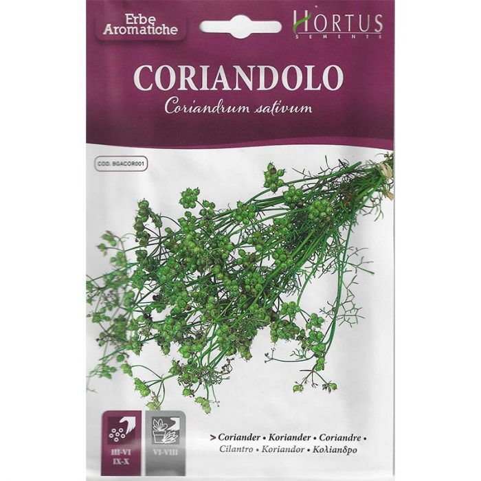 Coriander "Coriandolo" Seeds by Hortus Green Souq