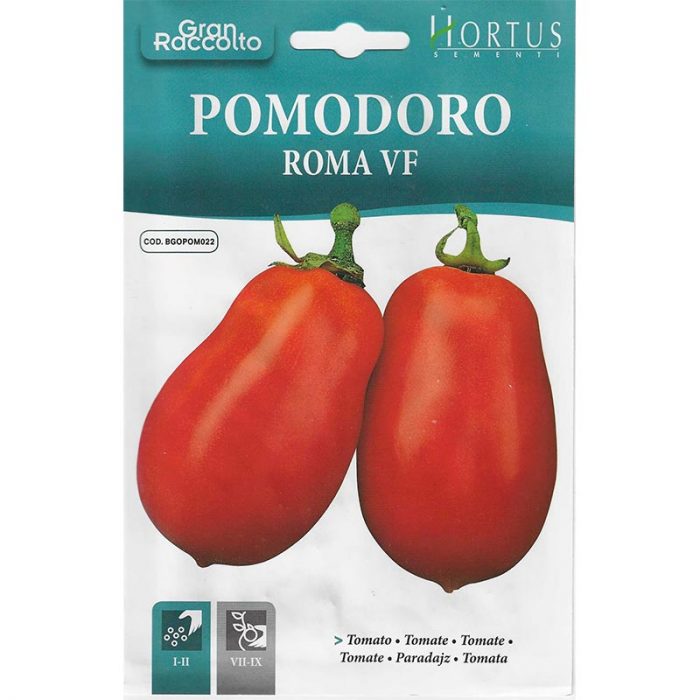 Roma Tomato "Pomodoro Roma VF" Seeds by Hortus Green Souq