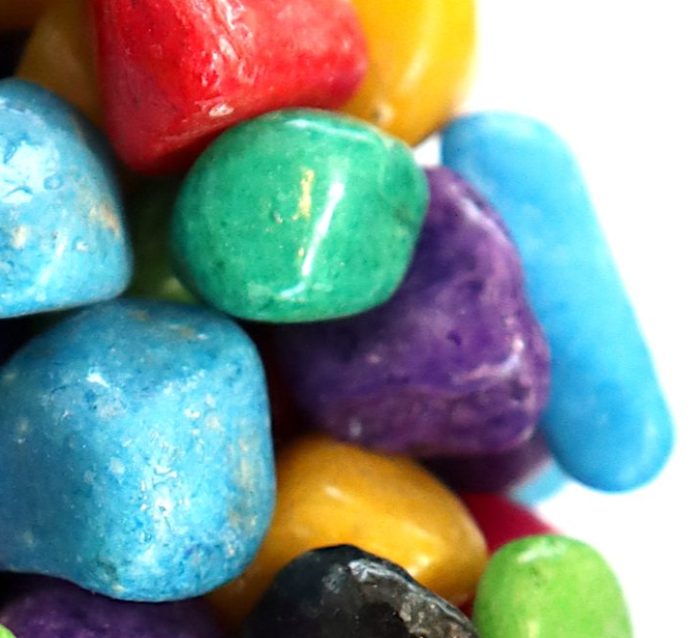 Mix Colour Decorative Painted Pebbles Greensouq